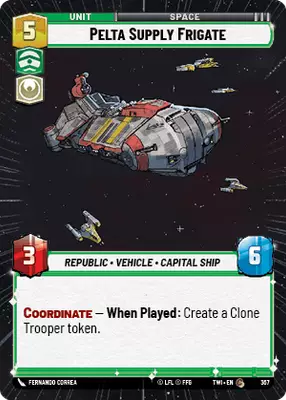 Pelta Supply Frigate HyperSpace