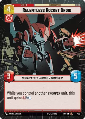 Relentless Rocket Droid HyperSpace