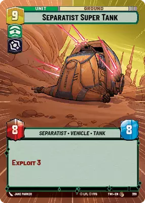 Separatist Super Tank HyperSpace
