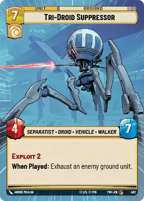 Tri-Droid Suppressor HyperSpace