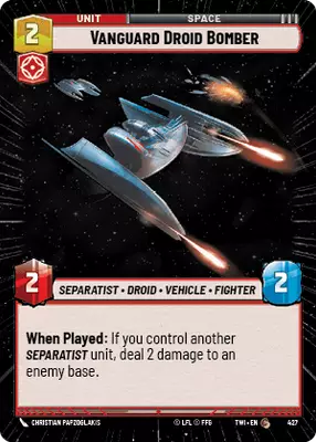 Vanguard Droid Bomber HyperSpace