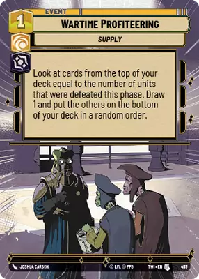 Wartime Profiteering HyperSpace
