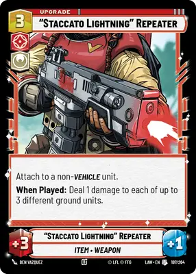 “Staccato Lightning” Repeater