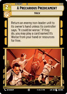 A Precarious Predicament