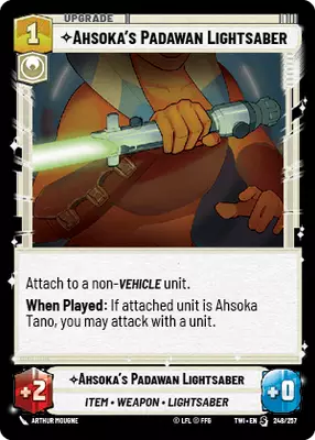 Ahsoka's Padawan Lightsaber