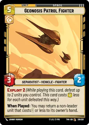 Geonosis Patrol Fighter