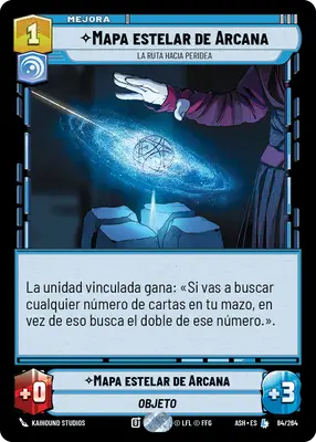 Mapa estelar de Arcana