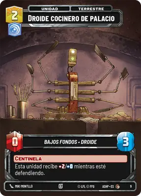 Droide cocinero de palacio