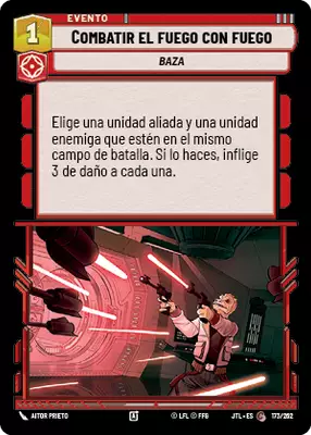 Combatir el fuego con fuego