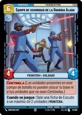 Equipo de seguridad de la Guardia Alada