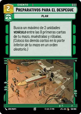 Preparativos para el despegue