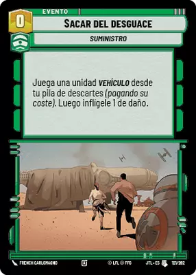 Sacar del desguace