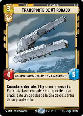 Transporte de AT robado