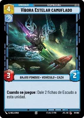 Víbora Estelar camuflado