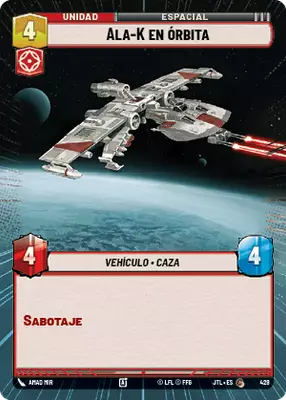 Ala-K en órbita HyperSpace