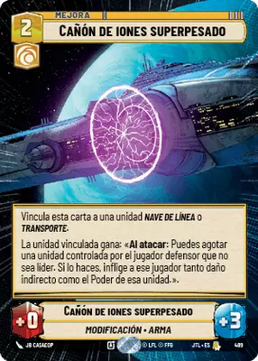 Cañón de iones superpesado HyperSpace