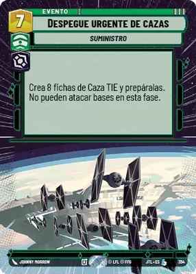 Despegue urgente de cazas HyperSpace