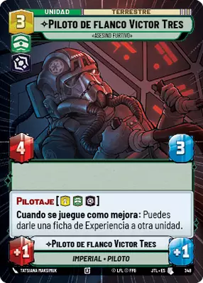 Piloto de flanco Victor Tres HyperSpace