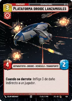 Plataforma droide lanzamisiles HyperSpace