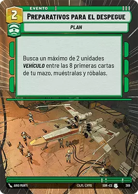 Preparativos para el despegue HyperSpace