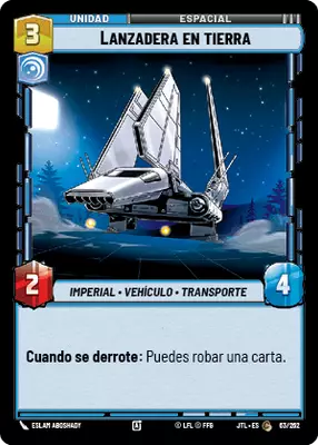 Lanzadera en tierra