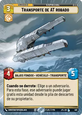 Transporte de AT robado HyperSpace