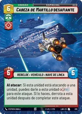 Cabeza de Martillo desafiante HyperSpace