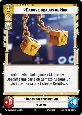 Dados dorados de Han