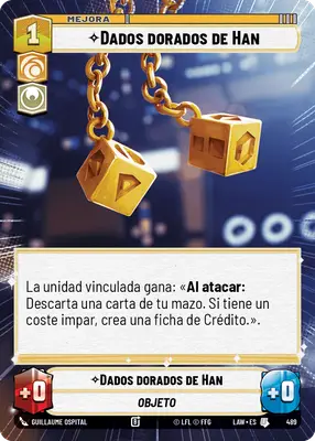 Dados dorados de Han HyperSpace