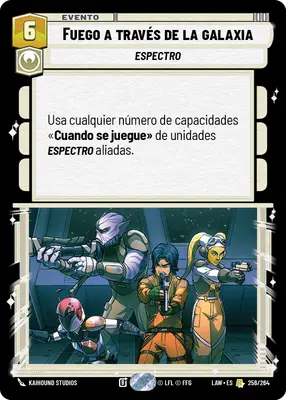 Fuego a través de la galaxia<return>