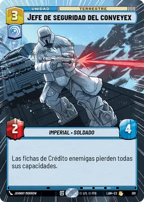Jefe de seguridad del conveyex HyperSpace