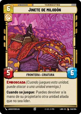 Jinete de milodón