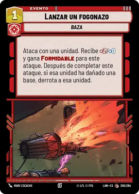 Lanzar un fogonazo<return>