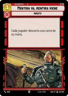 Mentira va, mentira viene<return>