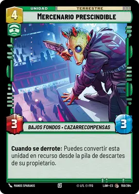 Mercenario prescindible