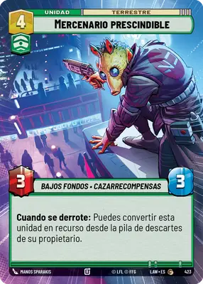 Mercenario prescindible HyperSpace