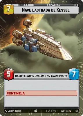 Nave lastrada de Kessel HyperSpace