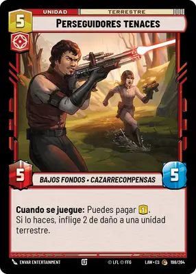 Perseguidores tenaces<return>