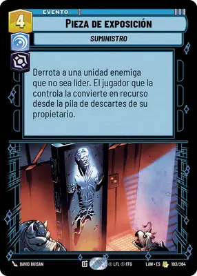 Pieza de exposición