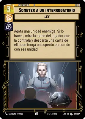 Someter a un interrogatorio<return>