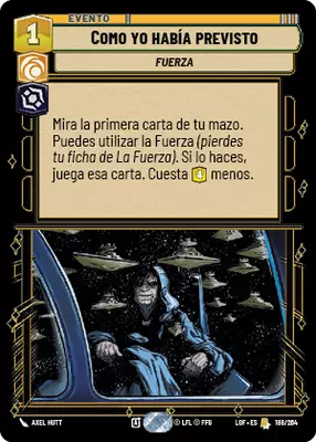 Como yo había previsto