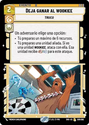 Deja ganar al wookiee