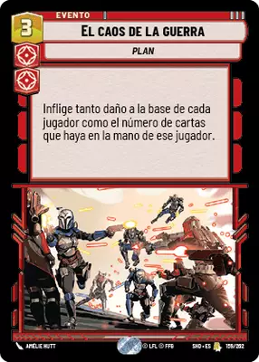 El caos de la guerra