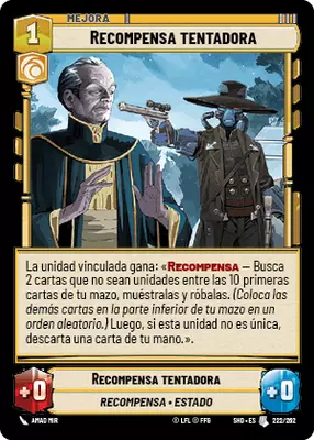 Recompensa tentadora