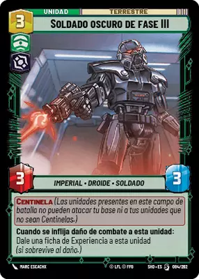 Soldado oscuro de fase III