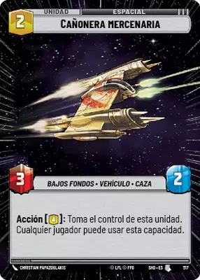 Cañonera mercenaria HyperSpace