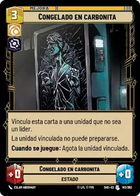 Congelado en carbonita