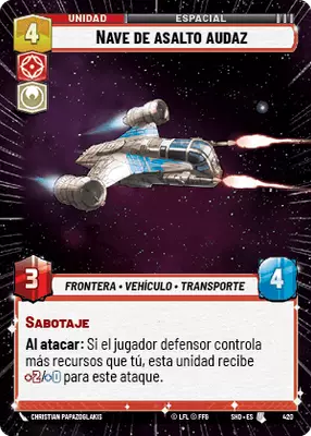 Nave de asalto audaz HyperSpace