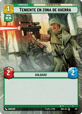 Teniente en zona de guerra HyperSpace