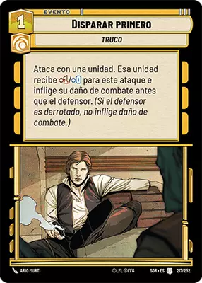 Disparar primero